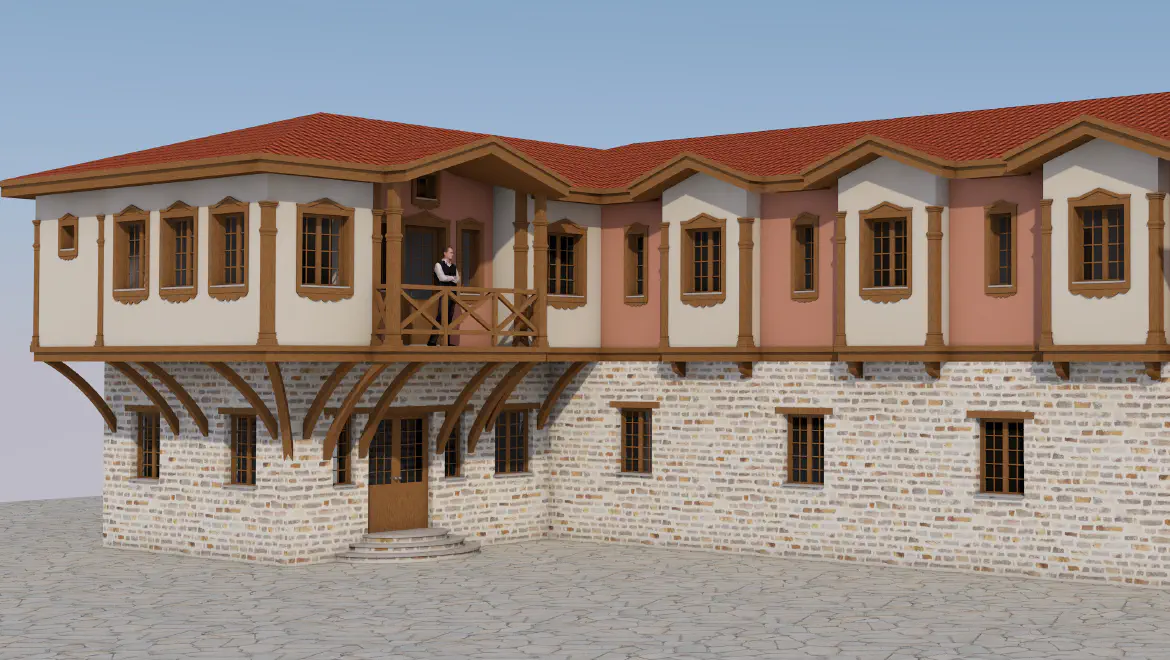 Monastery extension (in progress), Mount Athos, Greece