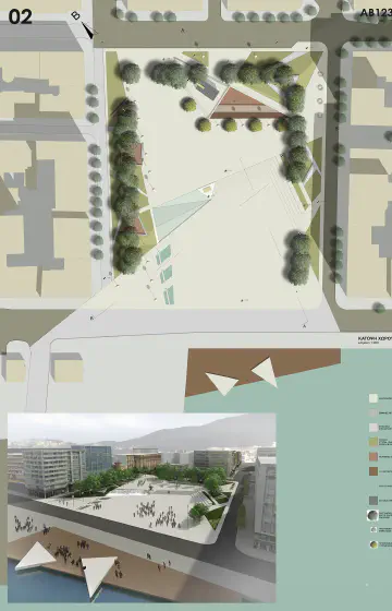 Competition entry for Liberty Square, Thessaloniki, Greece