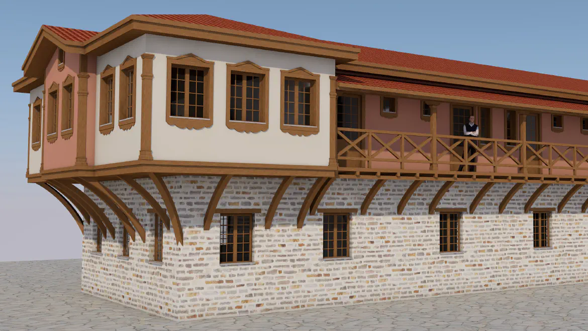 Monastery extension (in progress), Mount Athos, Greece