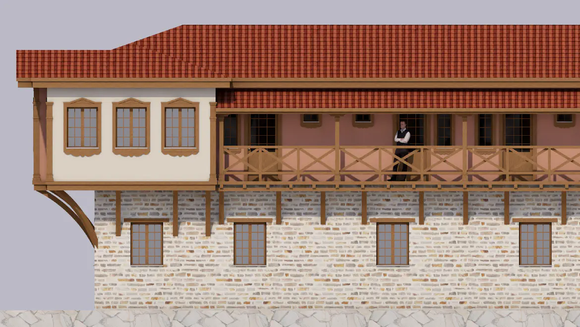 Monastery extension (in progress), Mount Athos, Greece